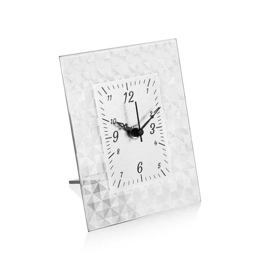 Home Ottaviani | Orologio "Cristalli Di Luce" Silver Foil